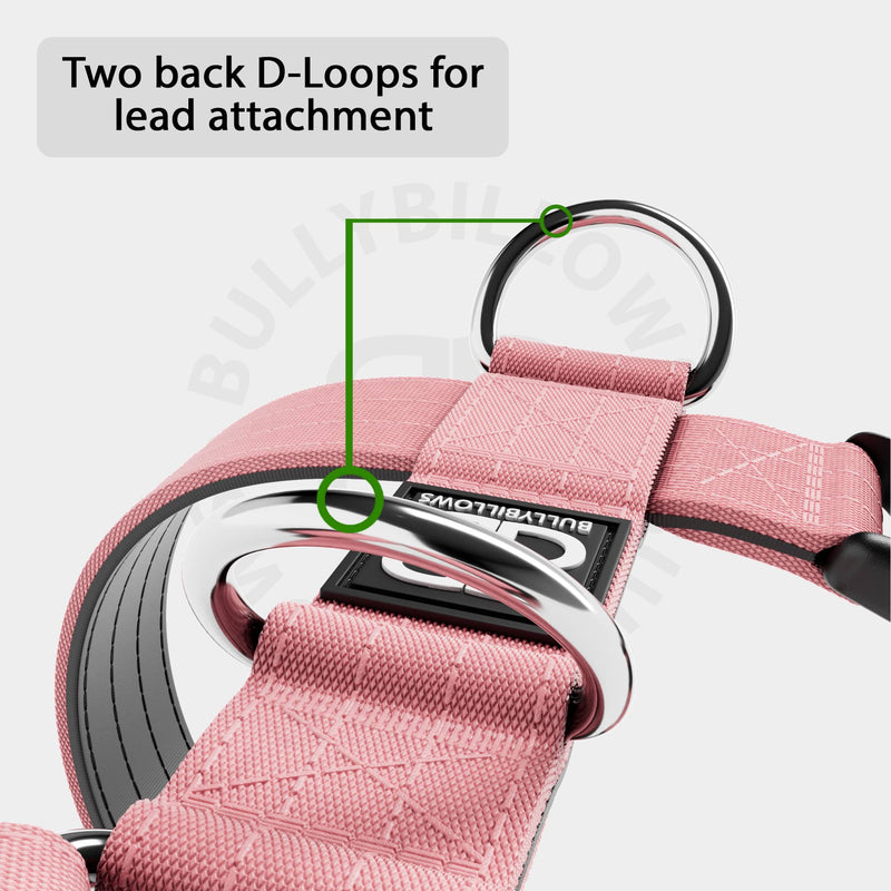 Training Anti Pull TRI-Harness® | M-XL Breeds - Pink