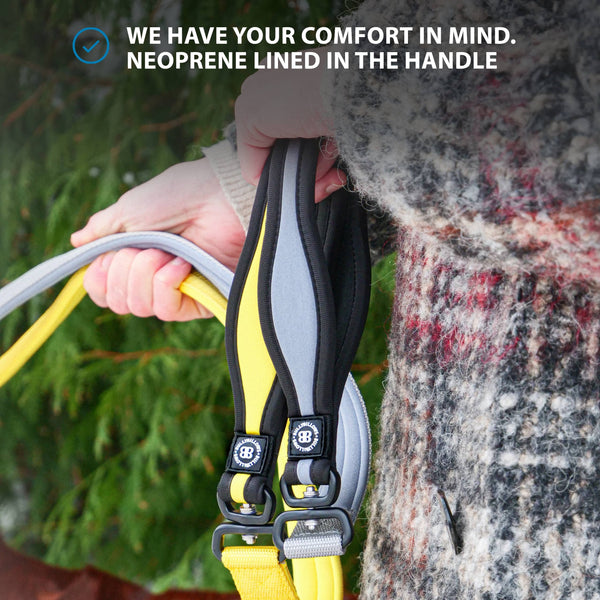 1.2m Mini Combat® Lead - Black x Orange