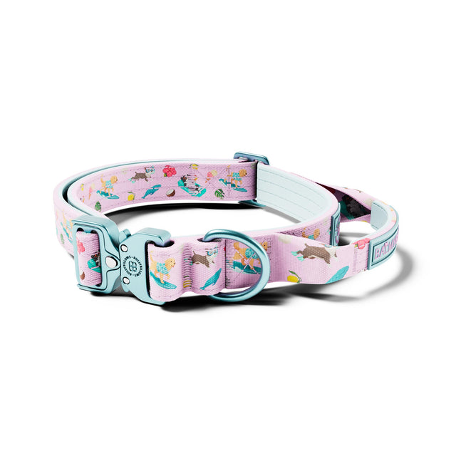 2.5cm Lighter Combat® Collar | With Handle & Secure Clip - BalmyBillows Pink