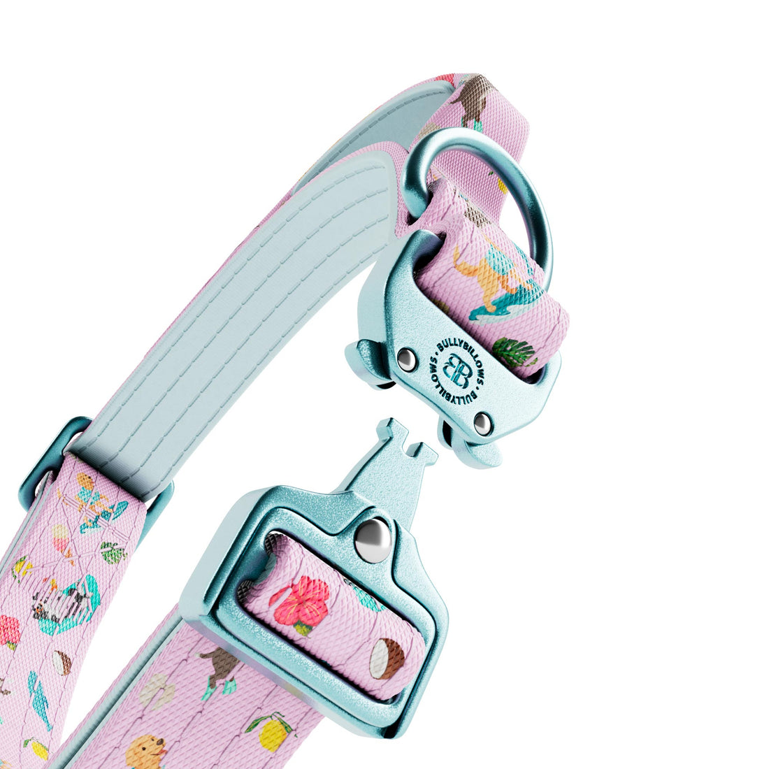 featured image of 2.5cm Lighter Combat® Collar | With Handle & Secure Clip - BalmyBillows Pink