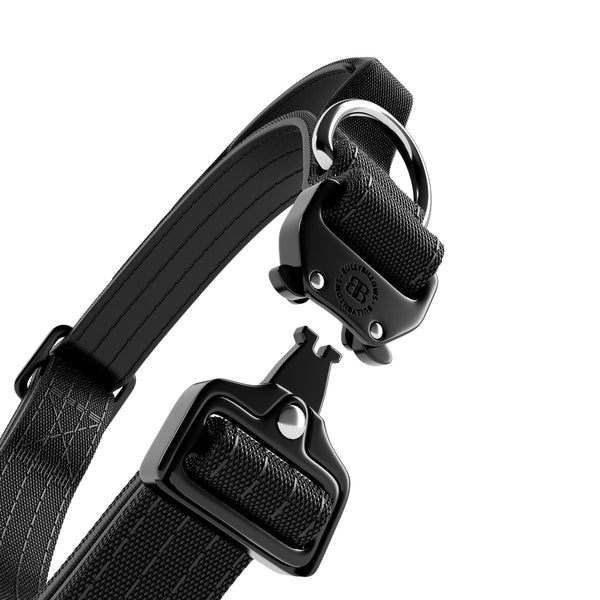 2.5cm Combat® Collar | With Handle & Rated Clip - Black