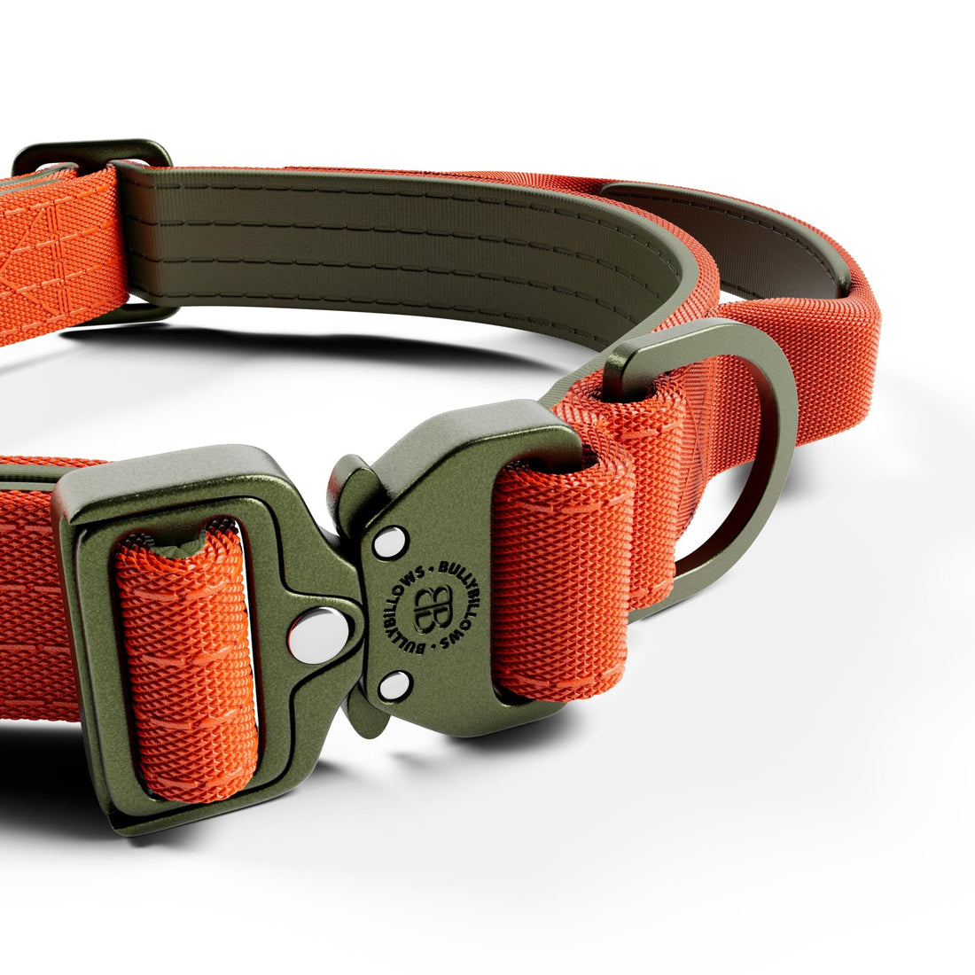 featured image of 2.5cm Lighter Combat® Collar | With Handle & Secure Clip - Burnt Orange X Khaki