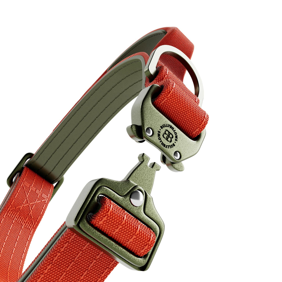 featured image of 2.5cm Lighter Combat® Collar | With Handle & Secure Clip - Burnt Orange X Khaki