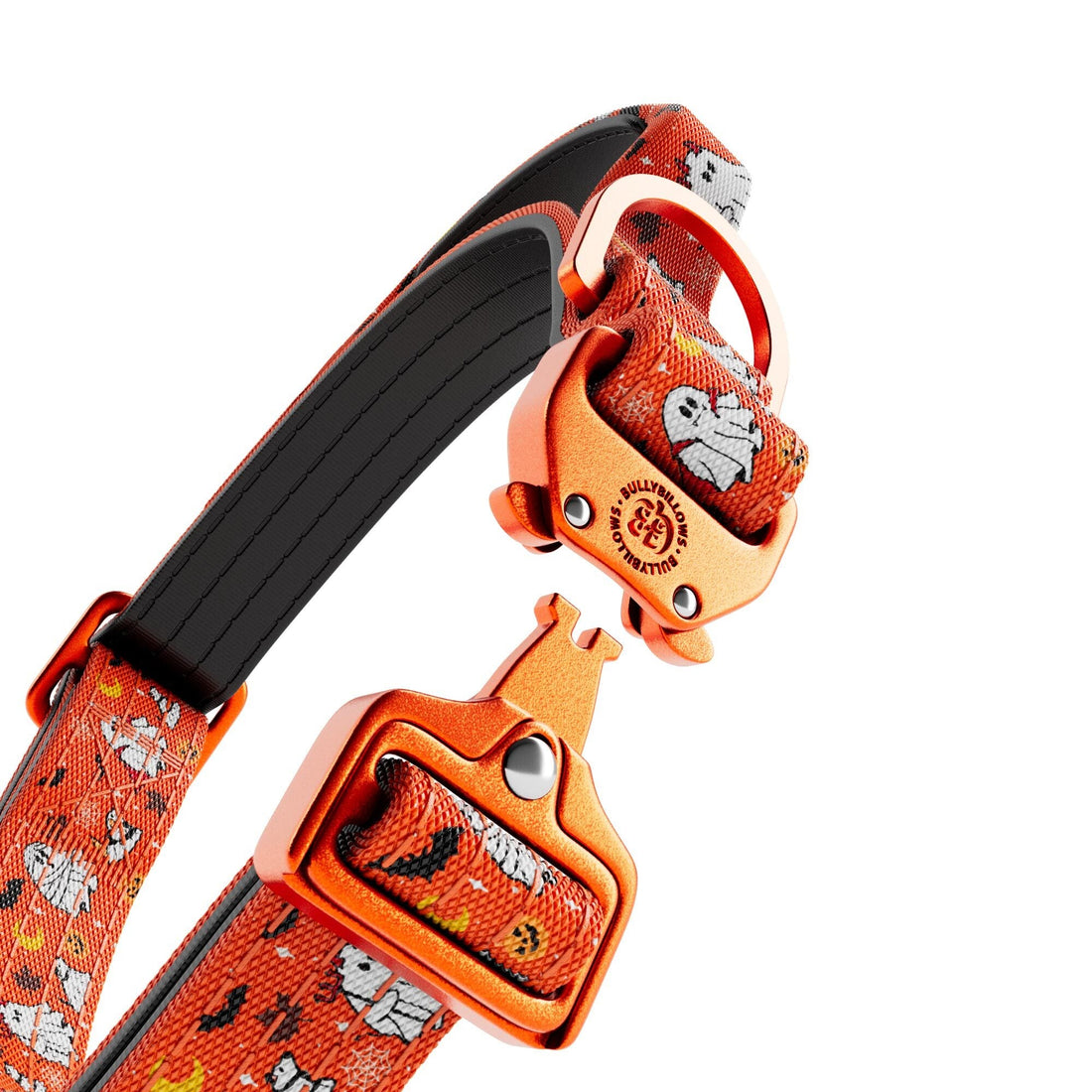 featured image of 2.5cm Lighter Combat® Collar | With Handle & Secure Clip - Halloween BooBillows - Orange