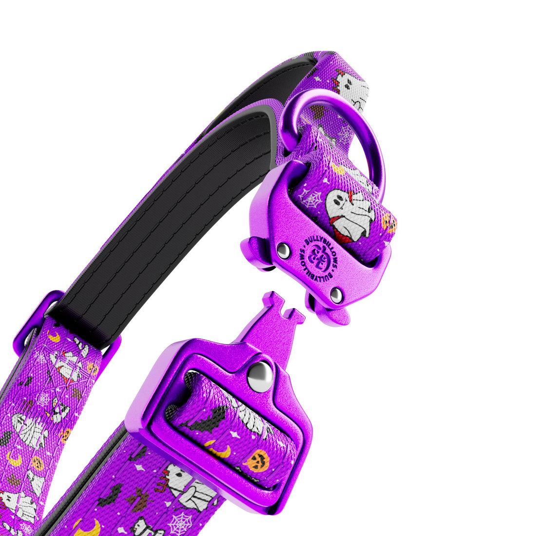 featured image of 2.5cm Lighter Combat® Collar | With Handle & Secure Clip - Halloween BooBillows - Purple
