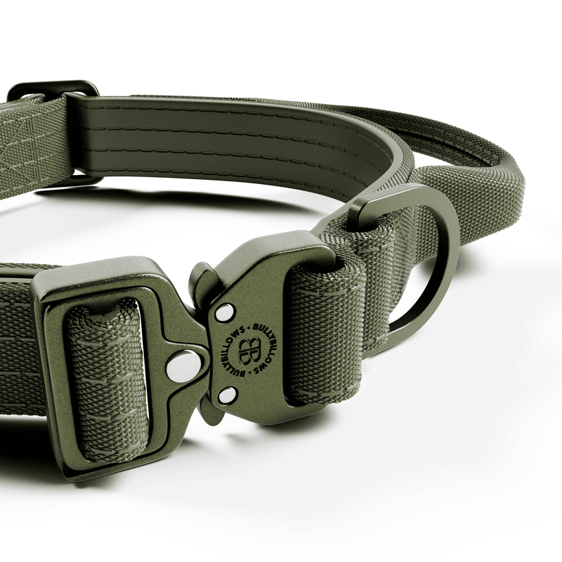2.5cm Lighter Combat® Collar | Handle & Rated Clip - Khaki x Khaki