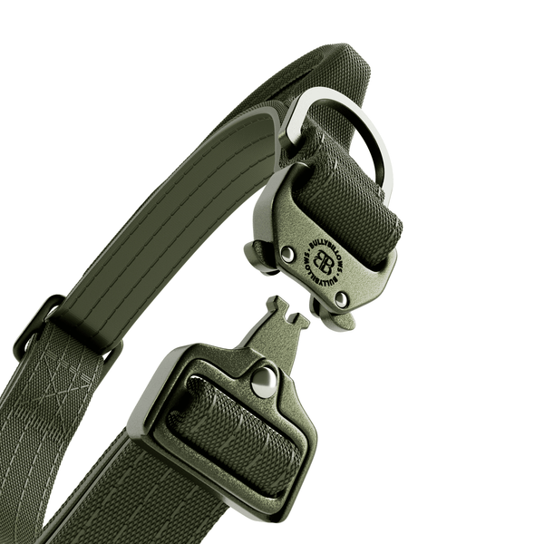 2.5cm Lighter Combat® Collar | Handle & Rated Clip - Khaki x Khaki