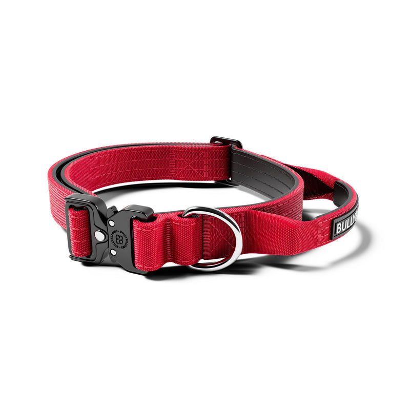 2.5cm Combat® Collar | With Handle & Rated Clip - Red