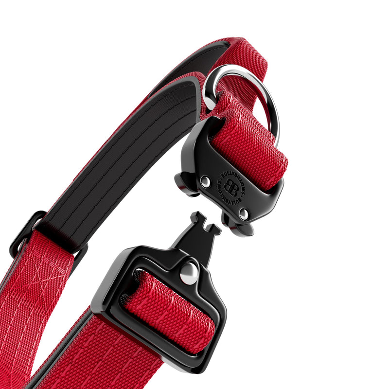 2.5cm Combat® Collar | With Handle & Rated Clip - Red