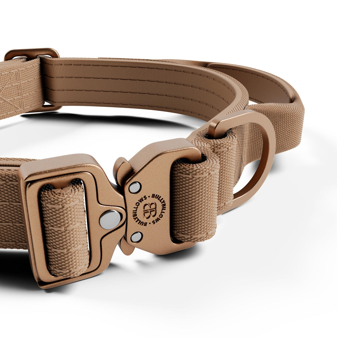 featured image of 2.5cm Lighter Combat® Collar | With Handle & Secure Clip - Tan x Tan