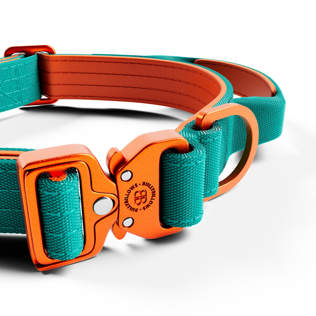 featured image of 2.5cm Lighter Combat® Collar | With Handle & Secure Clip - Turquoise x Orange