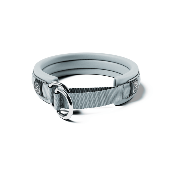 3cm Slip on Collar | Foam Padded - Metal Grey
