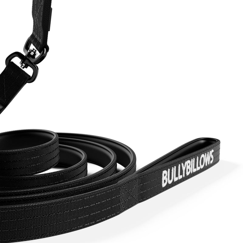 3m Swivel Combat Lead | Anti-Tangle & Secure Clip - Black