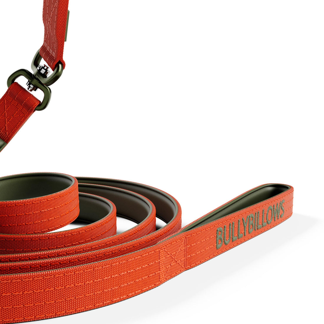 featured image of 3M Lighter Swivel Combat Leash | Anti-Tangle & Secure Clip - Burnt Orange x Khaki