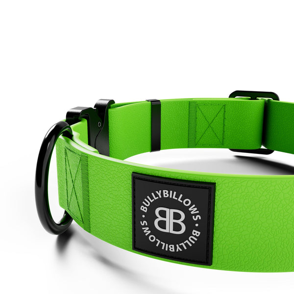 4cm Combat Billowthane® Collar | Waterproof | Neon Green