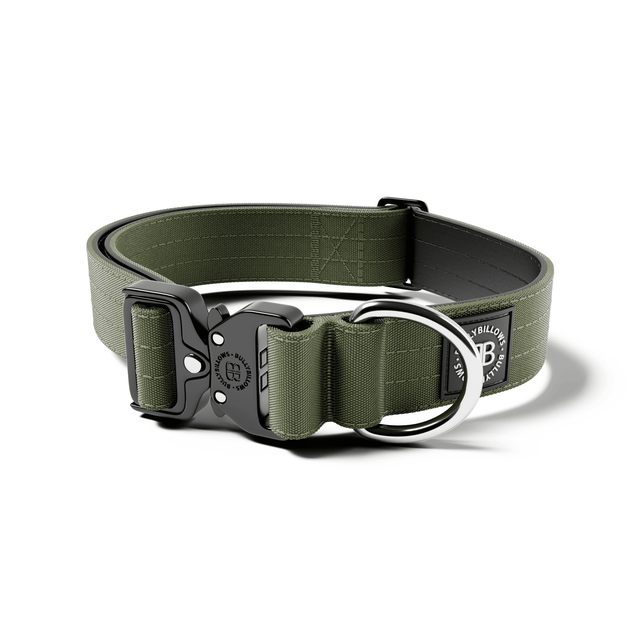 4cm Combat® Collar | No Handle & Secure Clip - Khaki