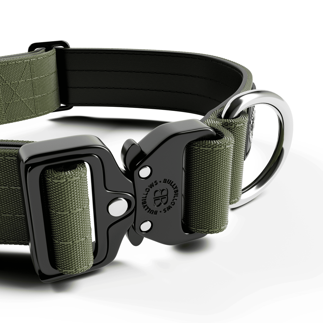 featured image of 4cm Combat® Collar | No Handle & Secure Clip - Khaki