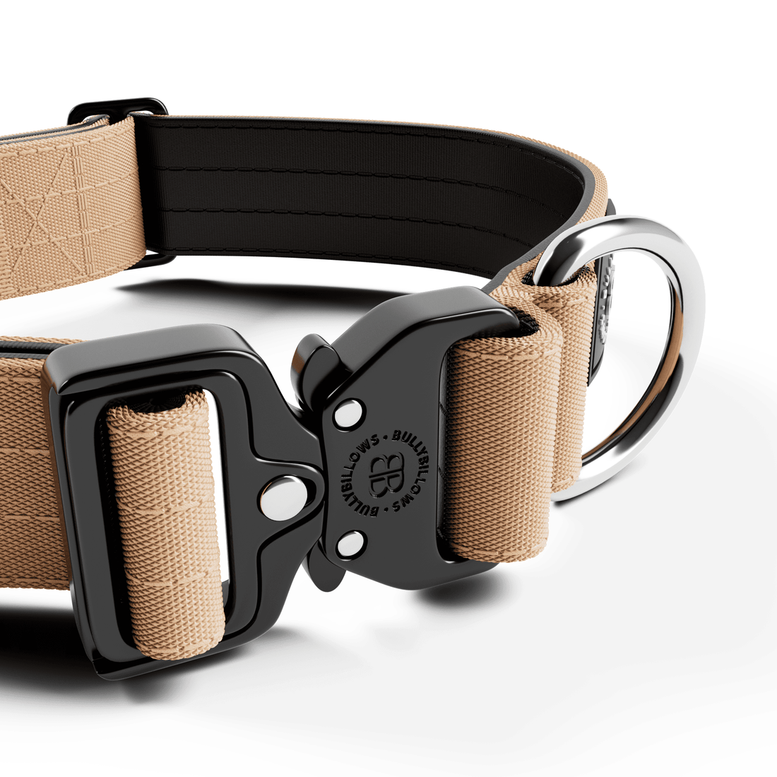 featured image of 4cm Combat® Collar | No Handle & Secure Clip - Tan