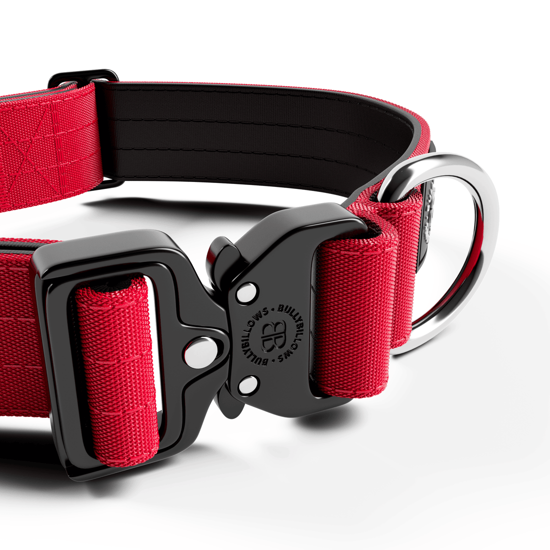 featured image of 4cm Combat® Collar | No Handle & Secure Clip - Red