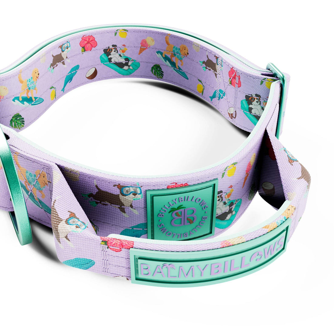 featured image of 4cm Lighter Combat® Collar | With Handle & Secure Clip - BalmyBillows Purple