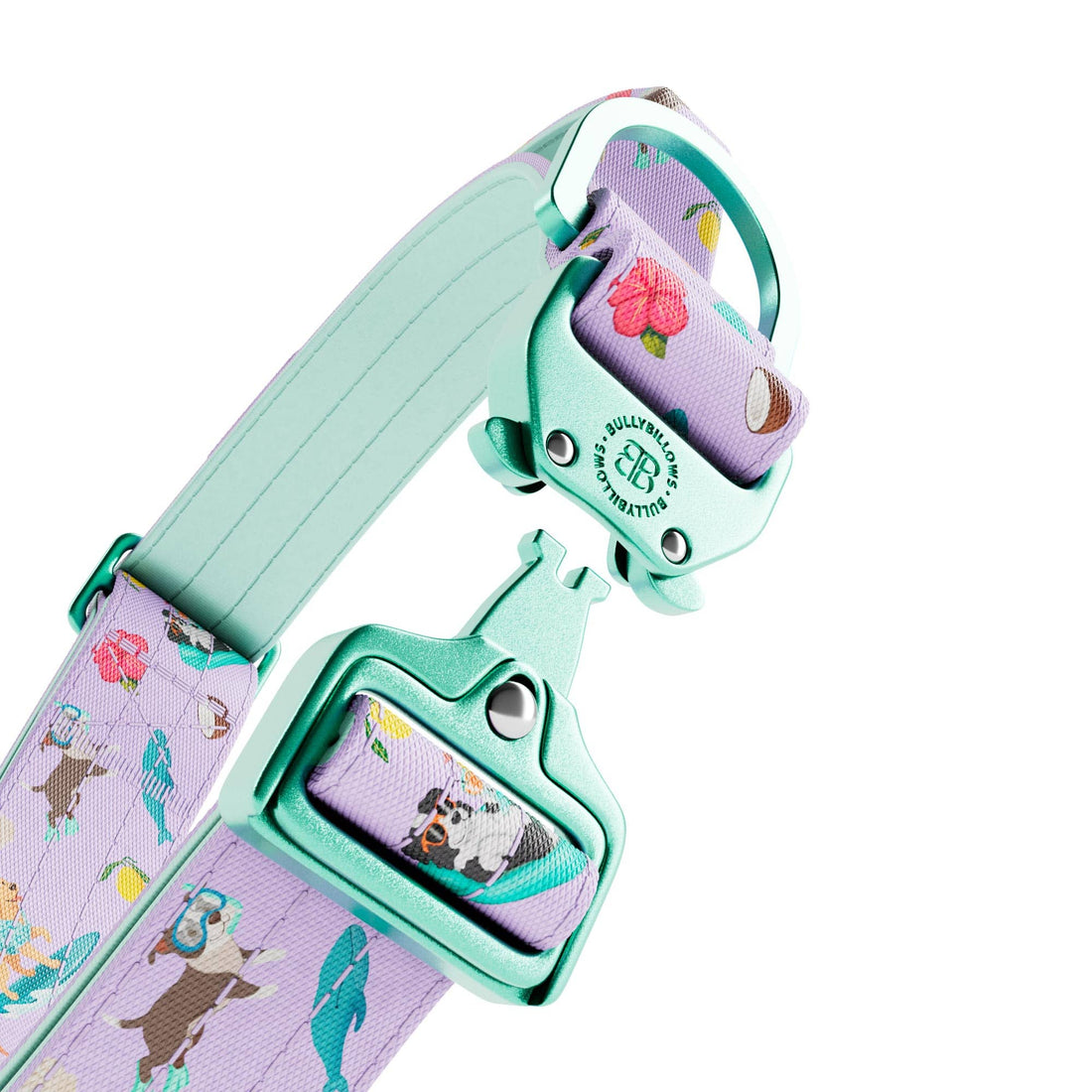featured image of 4cm Lighter Combat® Collar | With Handle & Secure Clip - BalmyBillows Purple