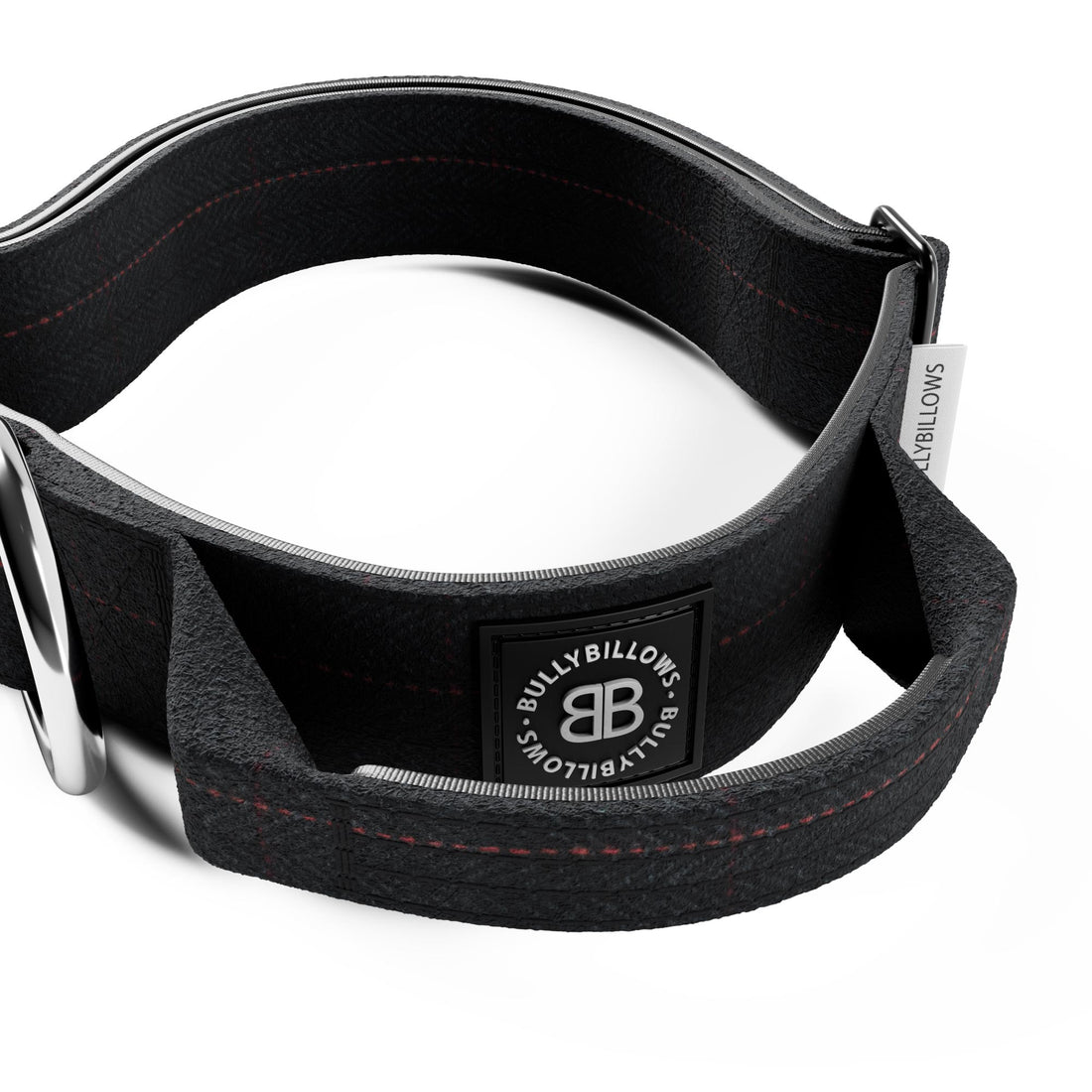 featured image of 4cm Tweed Combat® Collar | With Handle & Secure Clip - Charcoal Black