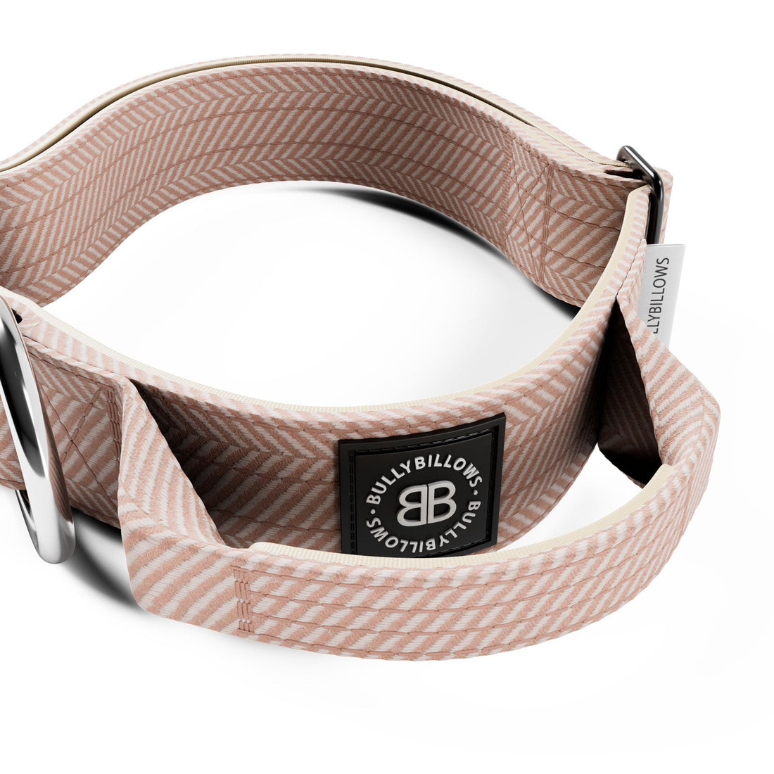 featured image of 4cm Herringbone Combat® Collar | With Handle & Secure Clip - Elegant Cream