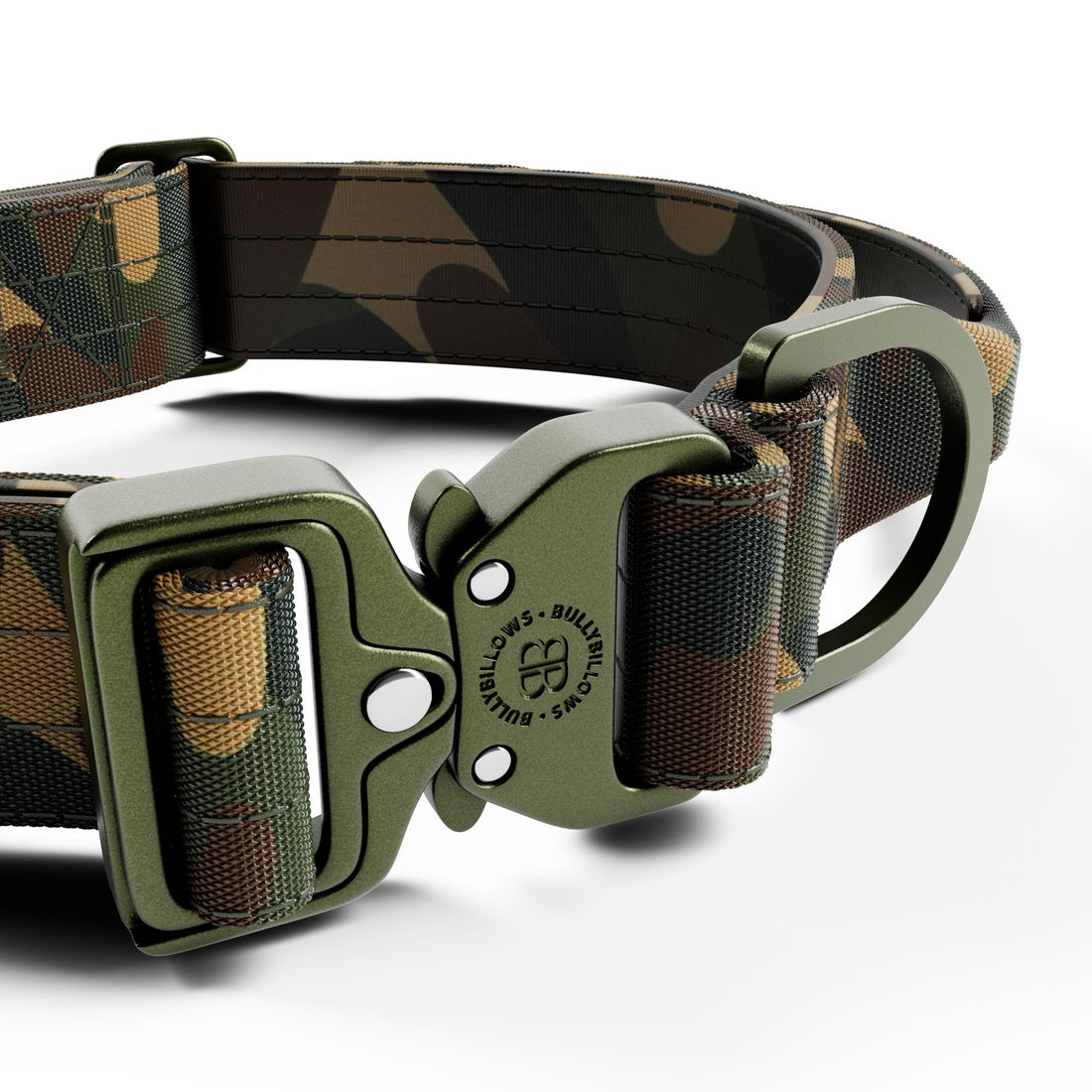 featured image of 4cm Lighter Combat® Collar | With Handle Rated Clip - Green Camouflage