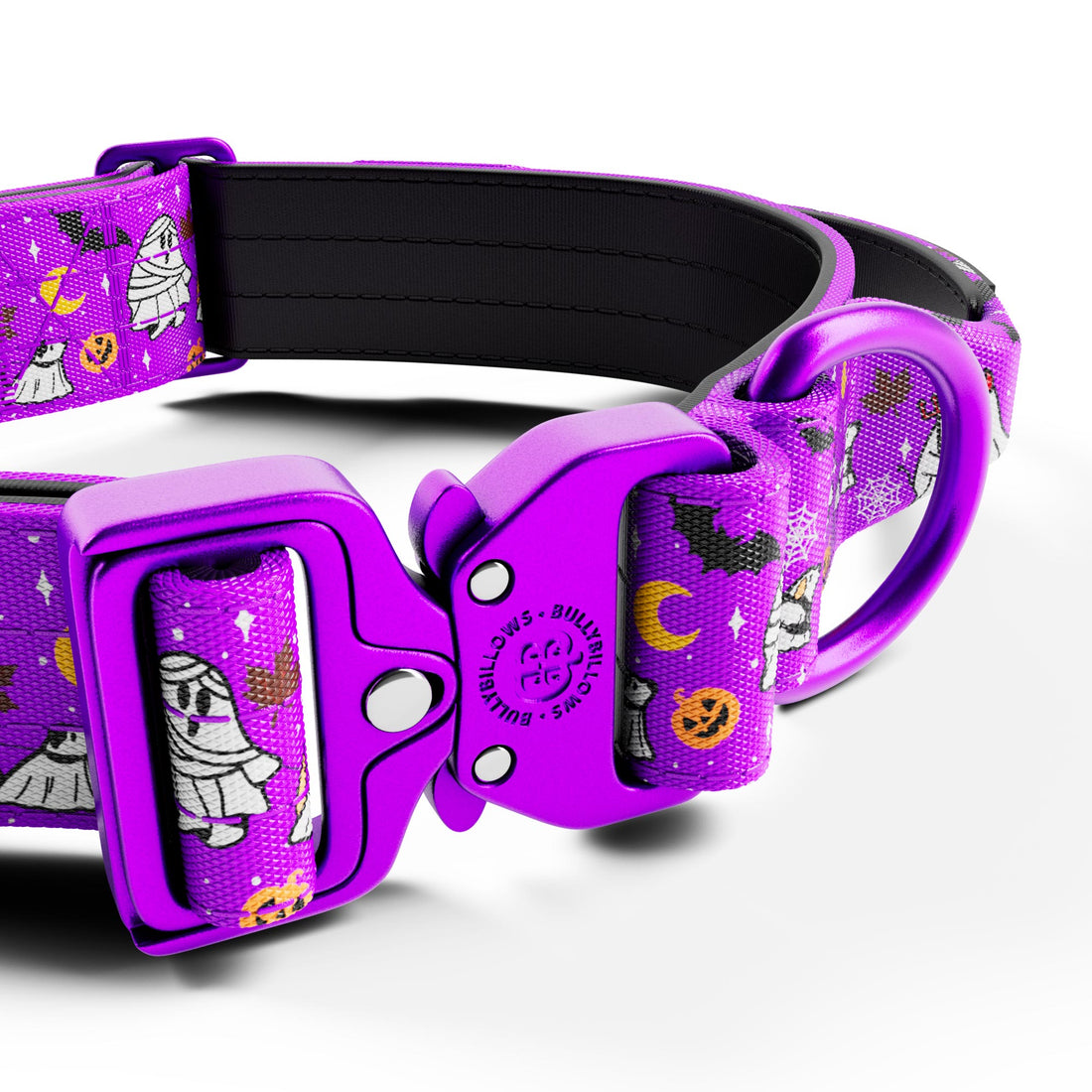 featured image of 4cm Lighter Combat® Collar | With Handle & Secure Clip - Halloween BooBillows - Purple
