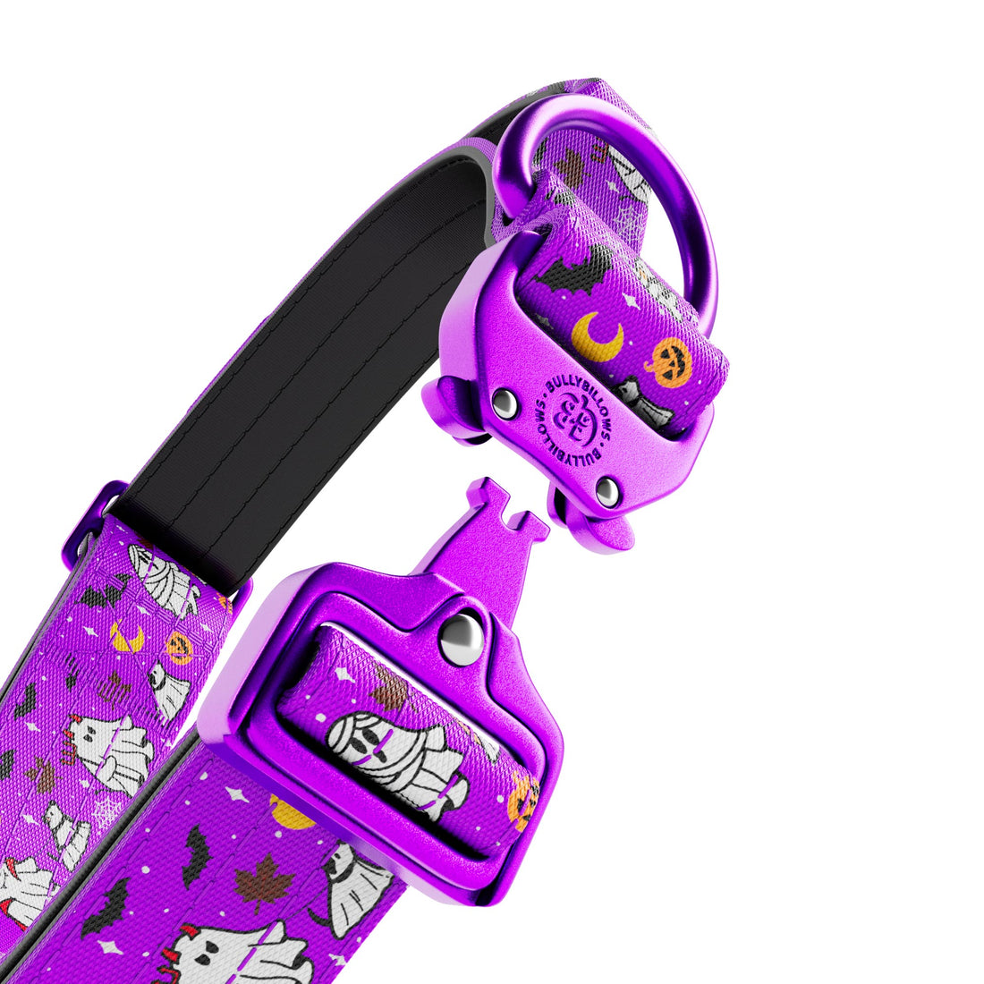 featured image of 4cm Lighter Combat® Collar | With Handle & Secure Clip - Halloween BooBillows - Purple
