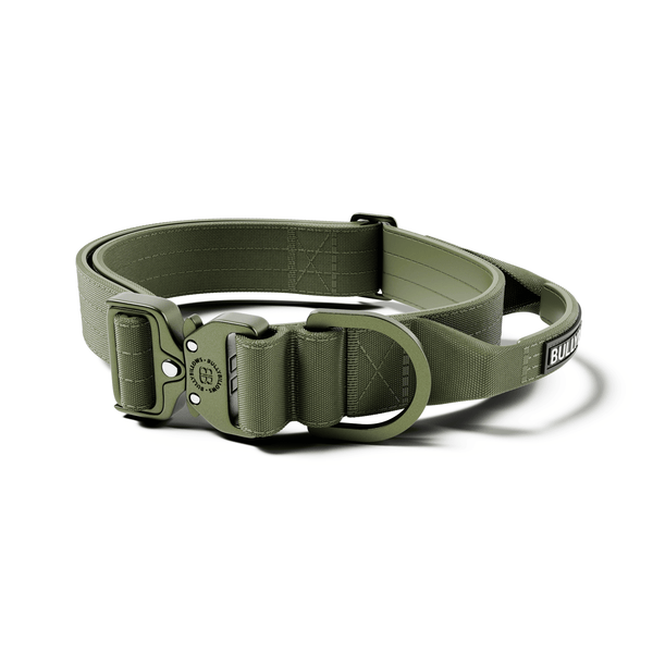 4cm LIGHTER Combat® Collar | With Handle Rated Clip - Khaki x Khaki
