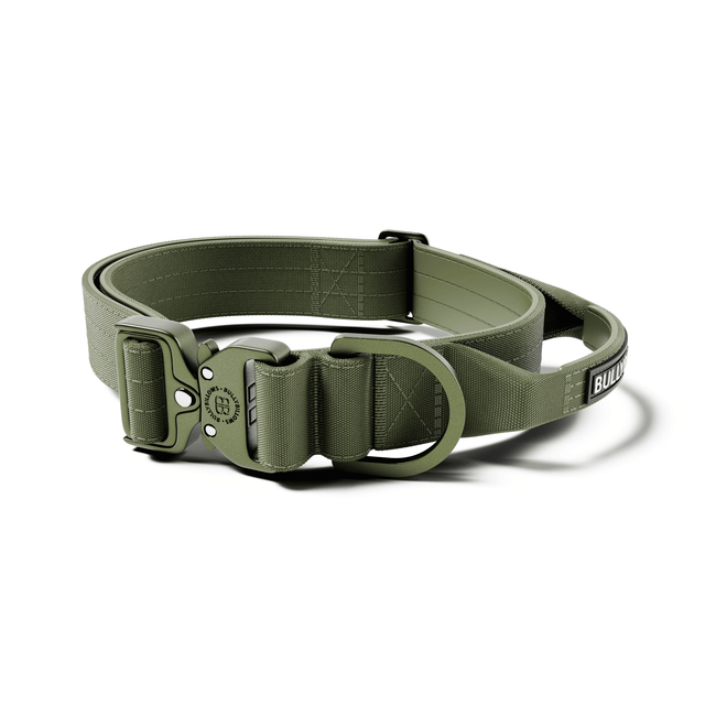 4cm LIGHTER Combat® Collar | With Handle & Secure Clip - Khaki x Khaki