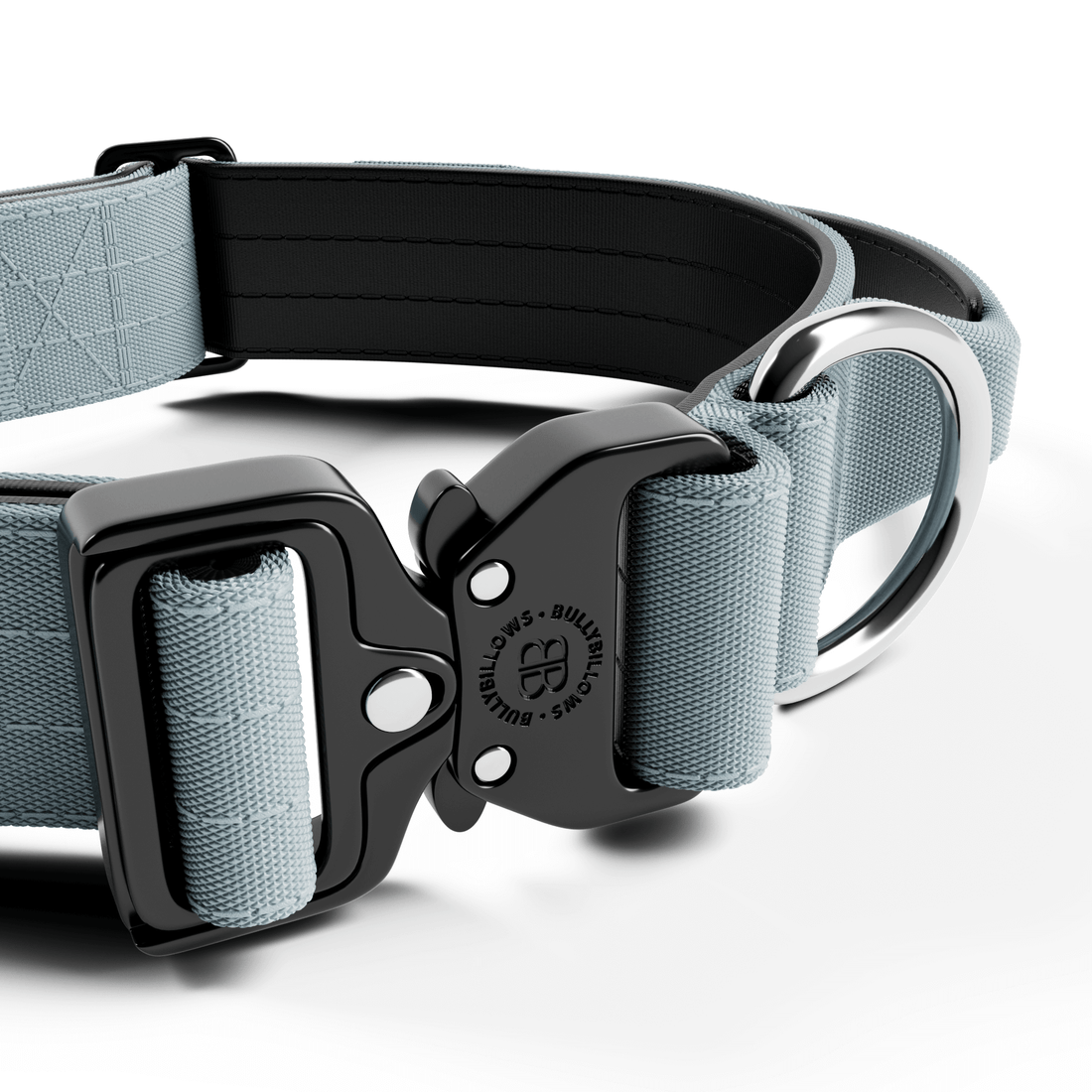 featured image of 4cm Combat® Collar | With Handle & Secure Clip - Metal Grey