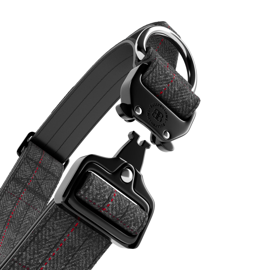 featured image of 4cm Tweed Combat® Collar | With Handle & Secure Clip - Stone Grey