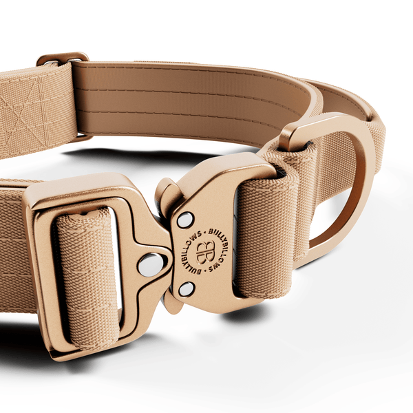 4cm LIGHTER Combat® Collar | Handle Rated Clip - Tan x Tan