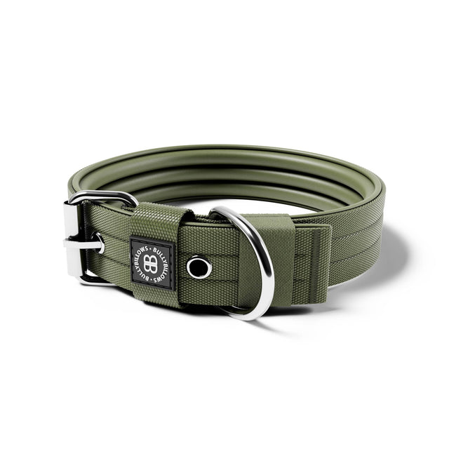 4cm Pin Buckle Collar | No Handle - Khaki