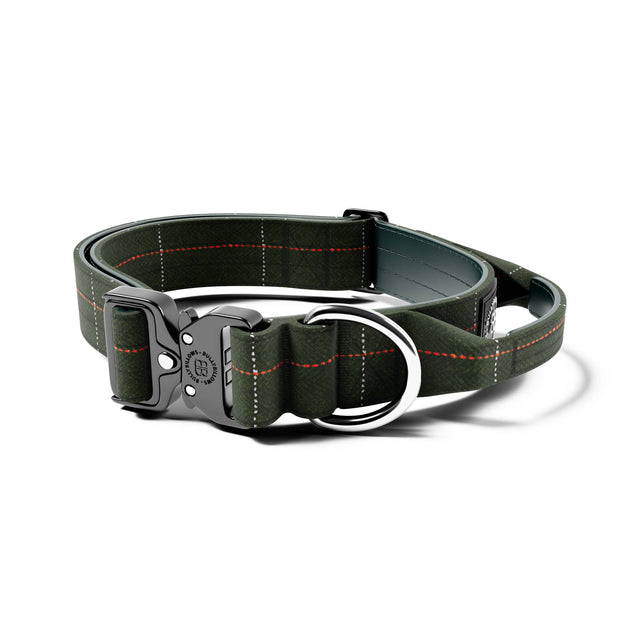 4cm Tweed Combat® Collar | With Handle & Secure Clip