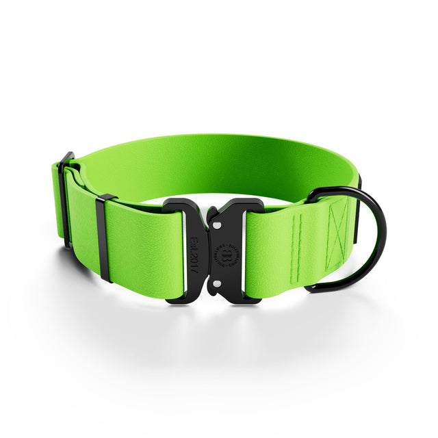 5cm Combat Billowthane® Collar | Waterproof - Neon Green