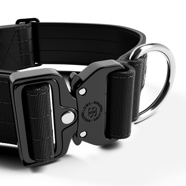 5cm Combat® Collar | NO Handle & Secure Clip - Black