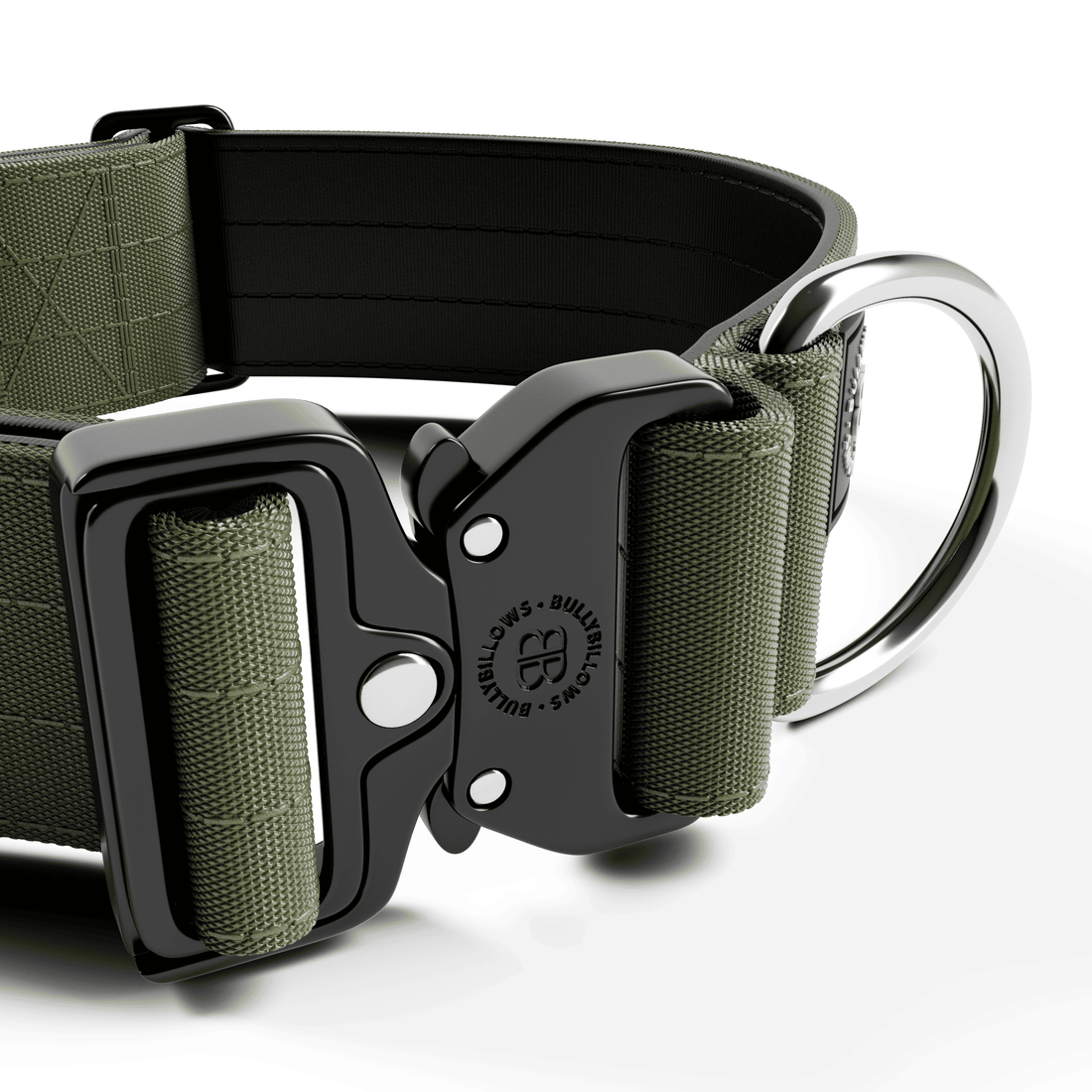 featured image of 5cm Combat® Collar | NO Handle & Secure Clip - Khaki