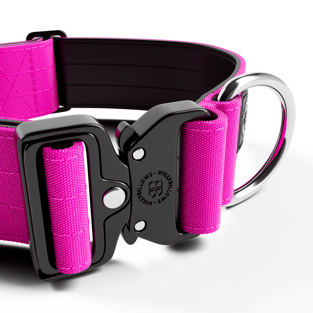 featured image of 5cm Combat® Collar | NO Handle & Secure Clip - Magenta