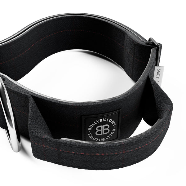 5cm Tweed Combat® Collar | With Handle & Secure Clip - Charcoal Black