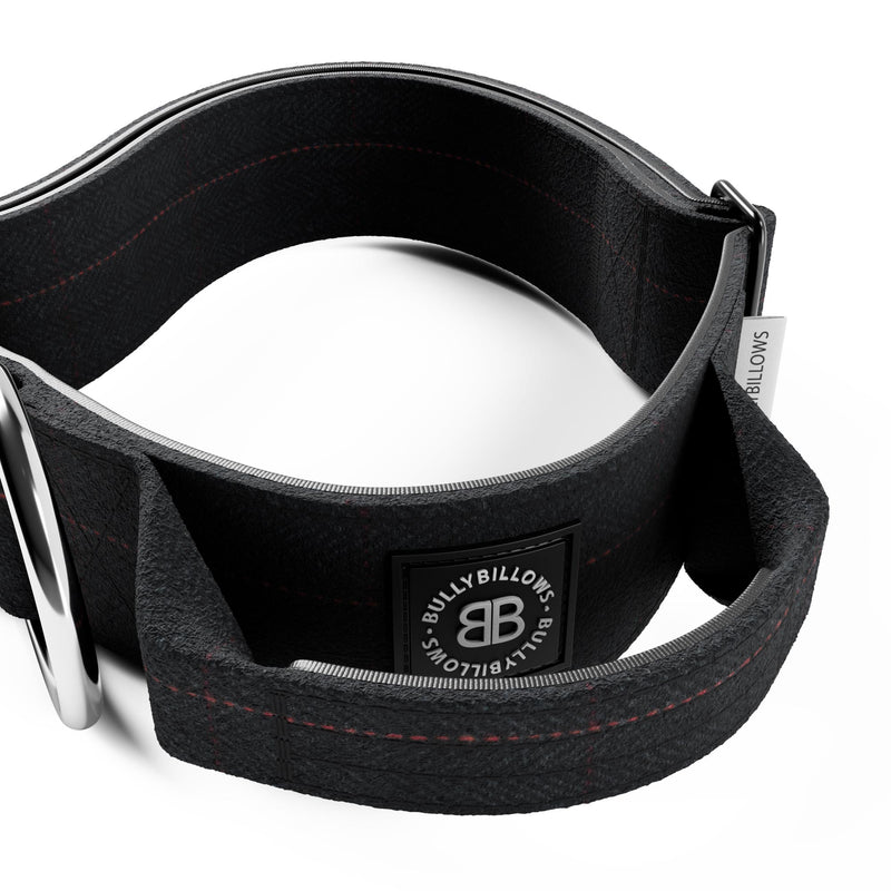 5cm Tweed Combat® Collar | With Handle & Secure Clip - Charcoal Black