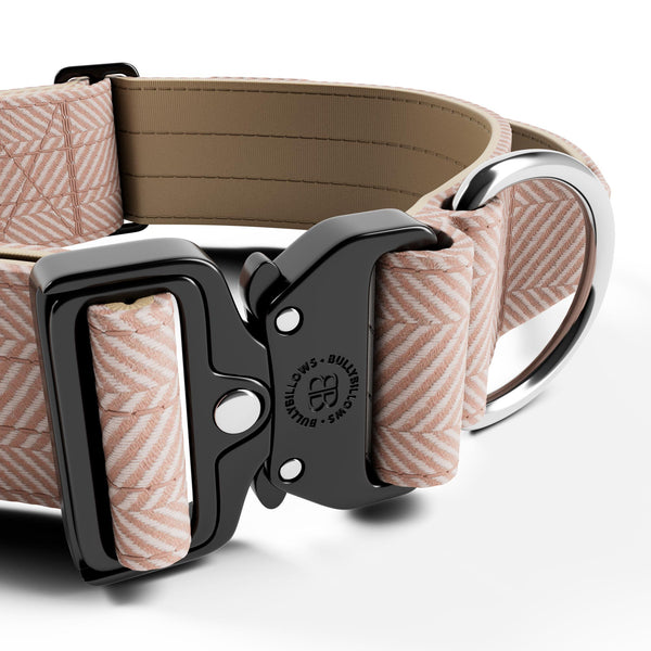 5cm Herringbone Combat® Collar | With Handle & Secure Clip - Elegant Cream