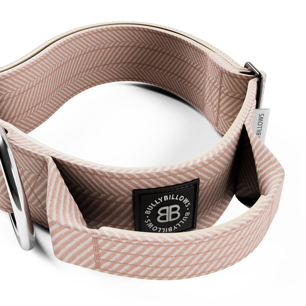 5cm Herringbone Combat® Collar | With Handle & Secure Clip - Elegant Cream