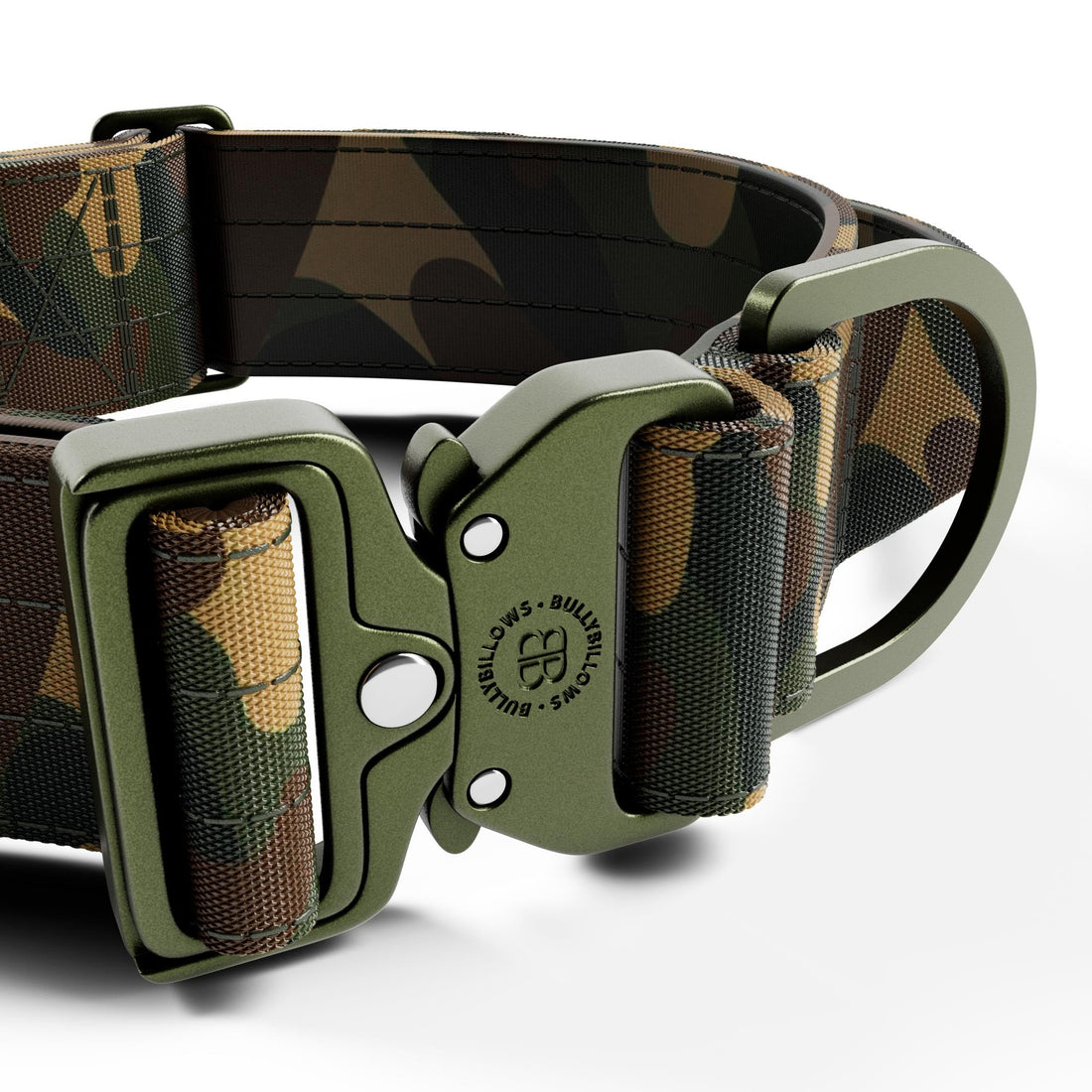 featured image of 5cm Lighter Combat® Collar | With Handle Secure Clip - Green Camouflage