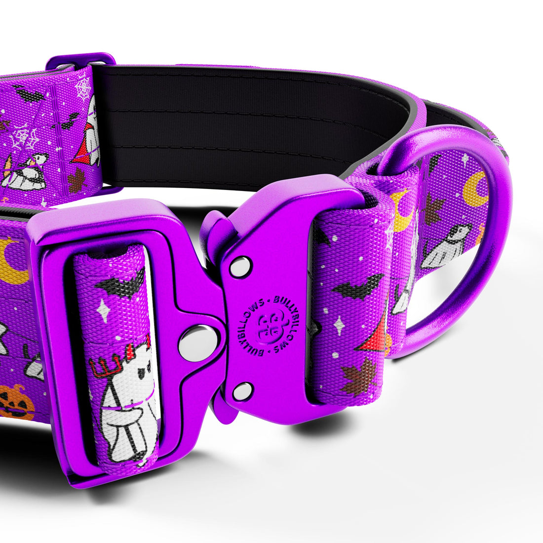 featured image of 5cm Lighter Combat® Collar | With Handle & Secure Clip - Halloween BooBillows - Purple