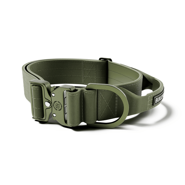 5cm Lighter Combat® Collar | With Handle Secure Clip - Khaki x Khaki