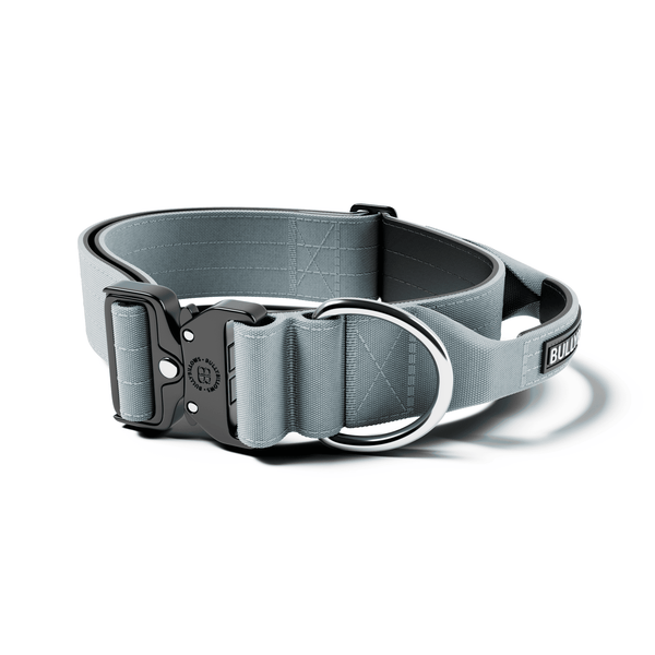 5cm Combat® Collar | With Handle & Secure Clip - Metal Grey