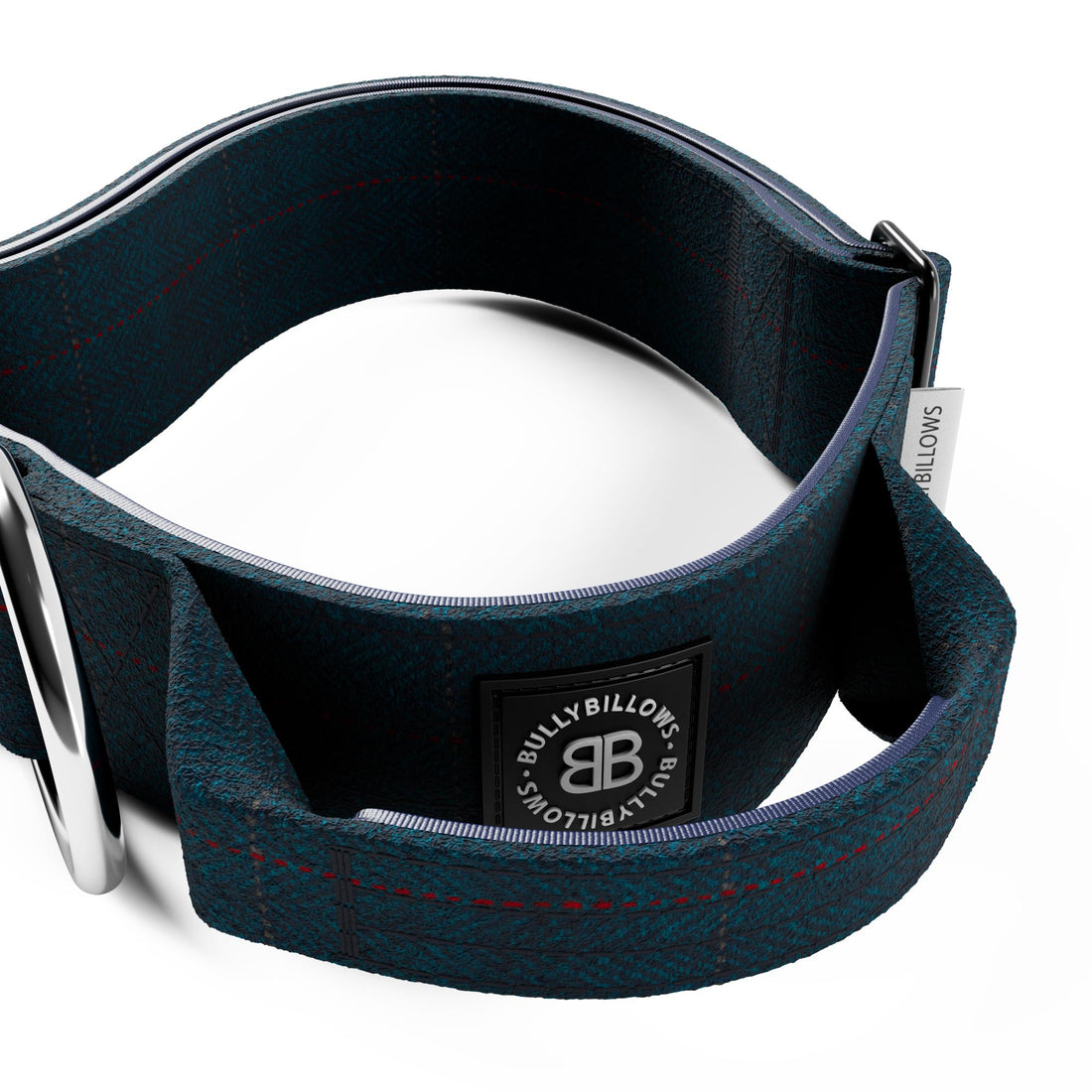 featured image of 5cm Tweed Combat® Collar | With Handle & Secure Clip - Midnight Blue
